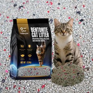 Échantillons Gratuits – Litière pour Chat en Granulés Minéraux de Bentonite de Sodium – Particules Uniformes, Faible Taux de Poussière, Agglomération Forte, Haute Absorption – Litière Premium - Product Image 1