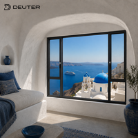 Ventanas Abatibles de Aluminio con Diseño Interior Elegante sin Perfiles, Rotura de Puente Térmico, Triple Sellado, Resistentes al Viento y Eficientes Energéticamente para Zonas Costeras