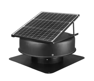 Eco Vent Tools Ceiling Exhaust Fan Attic Air Ventilation DC Cooling Fans 35W Solar Powered Heat Extraction Roof Turbo Fan System