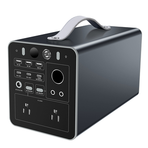 แผงโซลาร์เซลล์ 600W 577.2Wh สถานีไฟฟ้าพกพา แบตเตอรี่ลิเธียมเทอร์นารี คลื่นไซน์บริสุทธิ์ 110V/220V พร้อมปลั๊ก AU/US/EU ไฟ LED - Product Image 4