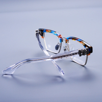 Lunettes optiques de luxe inspirées des créateurs, monture carrée en titane massif, unisexe, style vintage, pour monture en acétate, logo personnalisé, vente en gros OEM