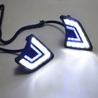 OVOVS – feu avant DRL blanc bleu Super lumineux, phare de jour spécial pour Toyota Hilux 2012-2014