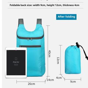 Personalized Logo Outdoor Skin Pack <b>Backpack</b> Lightweight <b>Foldable</b> with Pouch Suitable for Sports Travel and Gifts - Product Image 3