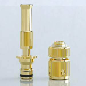 Boquilla de pistola de agua de aleación para jardín, conexión rápida de alta presión para lavado de coches y riego de plantas, 21x95mm - Product Image 1