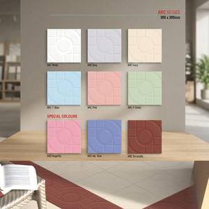Carreaux de sol en céramique modernes imprimés par jet d'encre 300x300mm, imperméables, antidérapants, design émaillé de qualité supérieure - Product Image 6