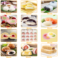 BNT-208 BAKENATI Nouvelle machine à glace mochi entièrement automatique 220V en acier inoxydable, capacité de 20 à 120 pièces/minute, ligne de production