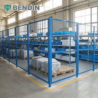 Clôtures de sécurité pour ateliers industriels, clôture en acier à faible teneur en carbone soudée, clôture amovible, équipement de protection galvanisé antirouille