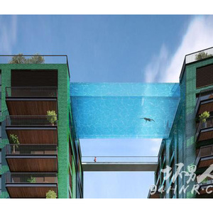 Panneau acrylique épais de grande taille à haute transparence et haute résistance pour tunnels sous-marins, <span class=keywords><strong>mondiaux</strong></span> aquatiques, piscines, directement de l'usine - Product Image 5