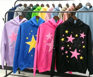 Sudadera con Capucha Oversize de Felpa Francesa 100% Algodón de Alta Calidad 2026 con Estampado 3D de Araña para Impresión Puff, Manga Larga y Cuello 555 - Product Image 1