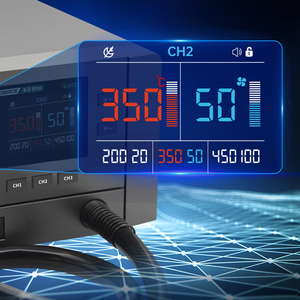 Nouvelle Station de Dessoudage Industrielle à Air Chaud K8 Pro 1000W, Débit 50L/M, Réglage Continu 1-100, pour Soudure et Dessoudage CMS - Product Image 2
