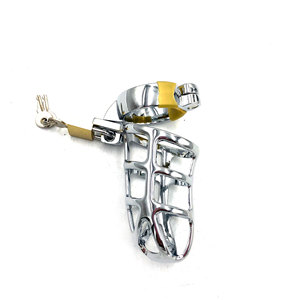 Serrure de chasteté en acier inoxydable alliage anneau de verrouillage du pénis métal respirant type prix d'usine est bon marché et la qualité est de bons jouets sexuels - Product Image 6