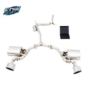 Échappement en acier inoxydable à haut débit poli miroir pour <span class=keywords><strong>Audi</strong></span> A3/A5/A6/A7/S3/RS3/<span class=keywords><strong>TTS</strong></span>/TTRS voitures de sport - Échappement catback modifié - Product Image 3