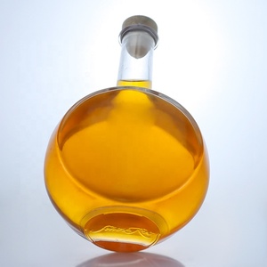 Botella de licor de vidrio transparente con forma de campana, 500ml, 700ml, 750ml, para Tequila, Ginebra, <span class=keywords><strong>ron</strong></span>, vodka con corcho - Product Image 4