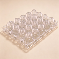 Plateau en plastique pour œufs de caille à 6, 10, 12, 15, 18, 20, 24, 30 alvéoles, boîte en plastique pour œufs de caille, plateau en plastique pour œufs de caille en gros