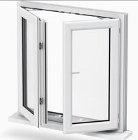 Ventanas de UPVC a prueba de viento, resistentes a huracanes y a la radiación |   Vidrio con Recubrimiento de Baja Emisividad, Ventanas Corredizas, Ventanas Abatibles