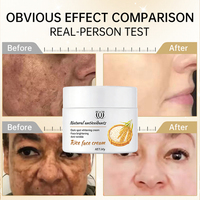 Crème Visage au Riz Marque Blanche 30g avec Extrait de Riz, Niacinamide, Acide Hyaluronique – Hydratant Éclaircissant – Usine OEM