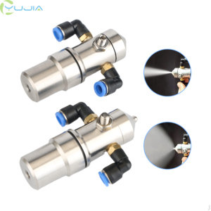 Boquilla Atomizadora de Aire <span class=keywords><strong>Antigoteo</strong></span> de Acero Inoxidable 304, Boquilla de Pulverización para Humidificación de Cartón Corrugado - Product Image 1