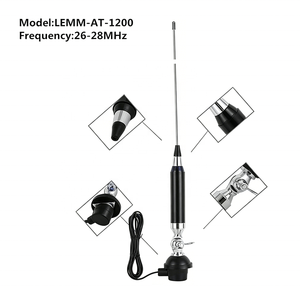 Antenne radio mobile pour voiture AT1200 CB Band 27 MHz, antenne de communication - Product Image 2