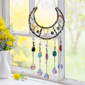 <span class=keywords><strong>Feng</strong></span> <span class=keywords><strong>Shui</strong></span> estilo cristal Sun Catcher cuentas decoración DIY artesanía colgante con <span class=keywords><strong>cristales</strong></span> curativos para campanas de viento - Product Image 4