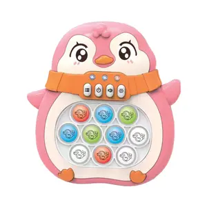 Pingouin Pop Bubble Fidget Jouets Sensoriels Poussée Rapide Quatre Mode De Jeu Pression De Libération Enfants Doigt Jouets Rapide Pousser Jeu