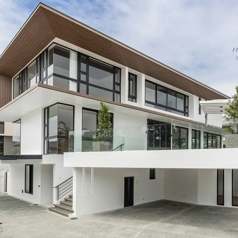 Hihaus nova casa nfrc janelas de alumínio arquitetônicas à prova de som valor u