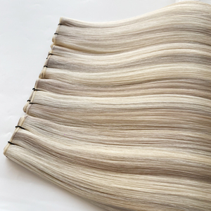 Base ultra-platte sans cheveux en trop pour superposer plusieurs nuances, mélange dimensionnel personnalisé sans couture, cheveux vierges européens pour - Product Image 5