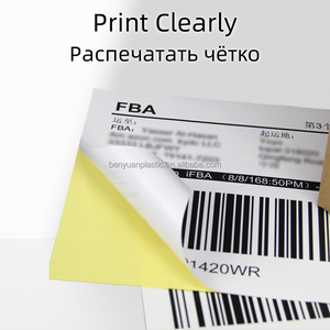 Étiquettes autocollantes 58*40MM, 800 pièces/rouleau, vente en gros, écologiques/de qualité supérieure, pour imprimantes thermiques, pour balances de supermarché/codes-barres - Product Image 4