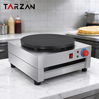 Crêpière électrique professionnelle de comptoir pour restaurants, hôtels et cuisines