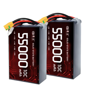 최신 사용자 정의 55000mah 10C <span class=keywords><strong>22.2V</strong></span> <span class=keywords><strong>6S</strong></span> 드론 리포 배터리 고체 리튬 배터리 농업 무인 항공기/UAV에 대 한 배터리 - Product Image 1