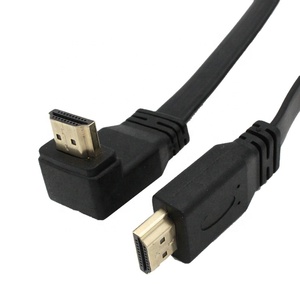 Rohs OEM 90 grados <span class=keywords><strong>HDMI</strong></span> oro Kablo 14V 3d 1080p <span class=keywords><strong>HDMI</strong></span> a 90 grados <span class=keywords><strong>Micro</strong></span> <span class=keywords><strong>Cable</strong></span> <span class=keywords><strong>HDMI</strong></span> - Product Image 3
