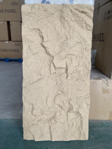 Panneau mural en pierre PU 3D moderne Grande <span class=keywords><strong>dalle</strong></span> de polyuréthane placage de pierre artificielle avec <span class=keywords><strong>effet</strong></span> faux rock à des fins décoratives - Product Image 2