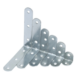 Supports d'angle en forme de L en acier inoxydable, durables, de 20x20 à 100x100, pour portes, fenêtres, meubles et armoires - Product Image 1