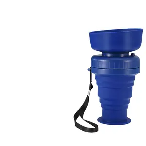 500ML taşınabilir köpek su Pet şişe seyahat Bpa içermeyen köpek su seyahat su şişeleri filtre ve gıda şişesi