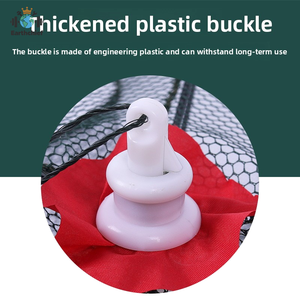 Nouveau filet de pêche pliable et portable en forme de parapluie pour eau douce, épais, pour attraper les écrevisses et crevettes, piège-cage en <span class=keywords><strong>maille</strong></span> - Product Image 3