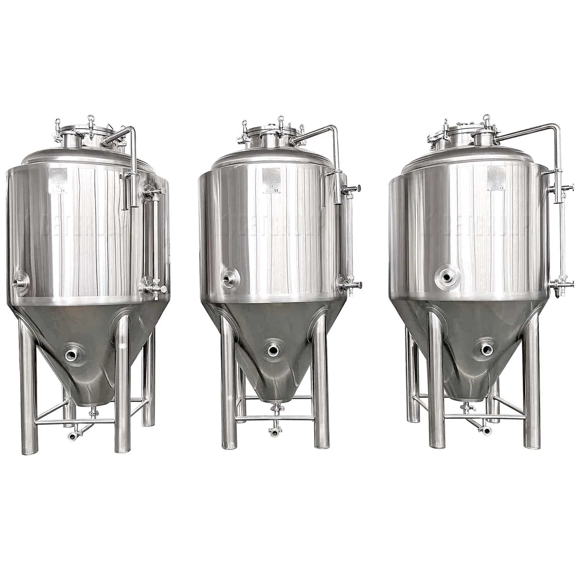 200Lマイクロ醸造所使用小型二重壁コニカルビール発酵タンクナノ発酵槽ステンレス鋼貯蔵タンク