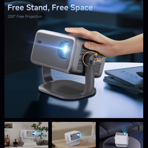 Projecteur <span class=keywords><strong>vidéo</strong></span> Home Cinéma Full HD 1080P Hotack L018AA, Smart Android TV, système d'exploitation complet, projecteur portable 4K - Product Image 2