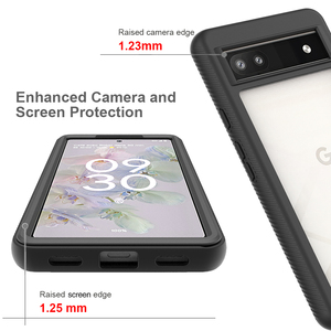 360 étui d'armure à couverture complète pour Google Pixel 6 7 8 9A <span class=keywords><strong>Pro</strong></span> 2 en 1 double couche Anti-chute étui de téléphone portable pour Google Pixel 6A 6 <span class=keywords><strong>Pro</strong></span> - Product Image 3