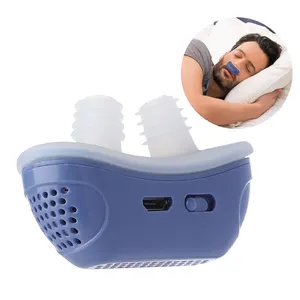 家用鼻子打鼾呼吸校正器便携式防打鼾装置电动睡眠打鼾噪音塞