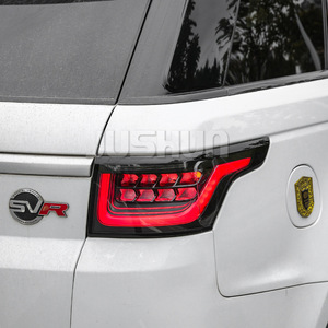 Feux arrière LED Jushun Range Rover Sport L494, version fumée noir rouge, 12V, feux arrière de voiture - Product Image 2