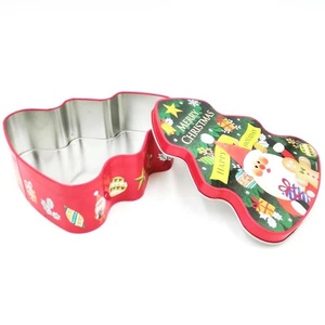 Bán buôn Cây giáng sinh hình dạng rỗng <span class=keywords><strong>Cookie</strong></span> tinplate hộp cấp thực phẩm kim loại tin có thể gói quà tặng cho <span class=keywords><strong>Cookie</strong></span> dập nổi - Product Image 3