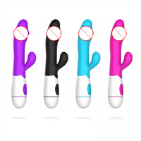 Vibrador de Conejo Realista Haslove con Punto G, 10 Modos de Vibración, Resistente al Agua IPX3, Motores Dobles, Estimulación del Clítoris, Juguete Sexual, Regalo Colorido