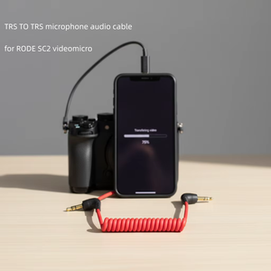 Câble audio micro Trs vers Trs pour microphone cravate <span class=keywords><strong>RODE</strong></span> SC2 <span class=keywords><strong>Videomicro</strong></span> - Product Image 2