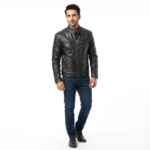Premium <b>Men's</b> <b>Leather</b> <b>Jacket</b> 100% Cowhide <b>Leather</b> Top Quality Stylish Durable Exceptional Craftsmanship <b>jacket</b> for <b>men</b> - Product Image 1
