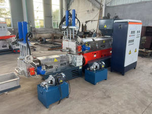 PP PE HDPE LDPE LLDPE nước làm mát Hai giai đoạn nhựa tái chế pelletizer <span class=keywords><strong>pelletizing</strong></span> hạt làm granulator máy - Product Image 5