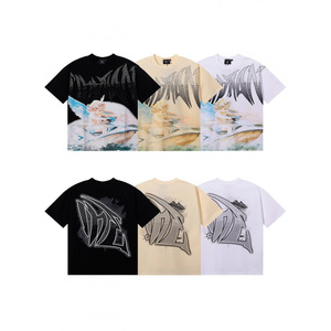 Nouvelle collection 2026 : T-shirt unisexe respirant à manches courtes, style hip-hop, avec logo imprimé numérique et lettres, de la marque américaine de mode transfrontalière Angel. - Product Image 3