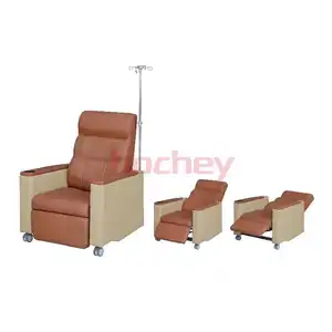 Hochey Medical Hot-Selling pieghevole materiale ospedaliero regolabile di lusso accompagnatore sedia