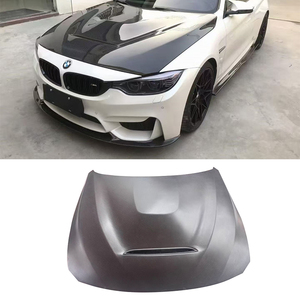 고품질 드라이 카본 파이버 GTS 스타일 무광 엔진 커버 후드 (F80 M3 F82 M4용) 드라이 카본 파이버 후드 완벽한 장착 - Product Image 1