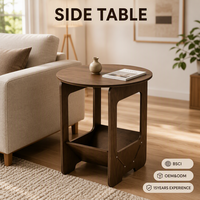 Table basse moderne à 2 niveaux avec rangement en plastique et structure en fer pour salon et appartement