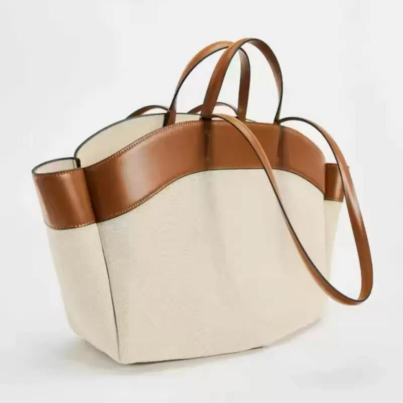 OEM Fashionable PU Leather Bucket Bag