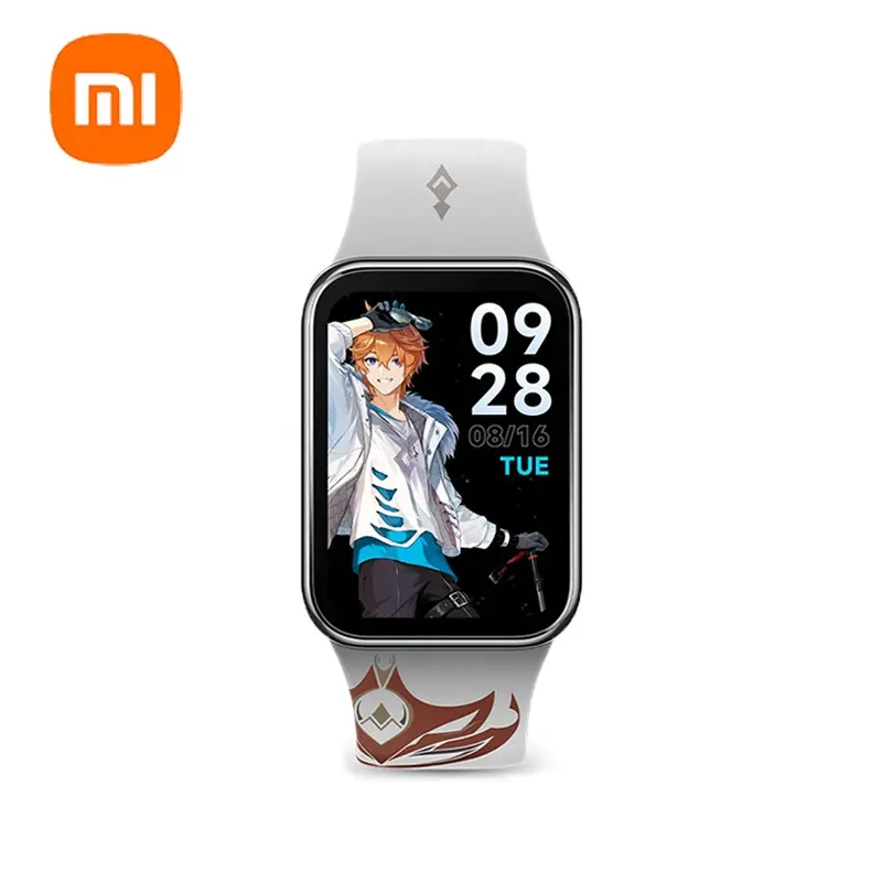 Gelang pintar Android, pelacak kebugaran dengan GPS Xiaomi Mi Band 8pro Genshin dampak kustomisasi